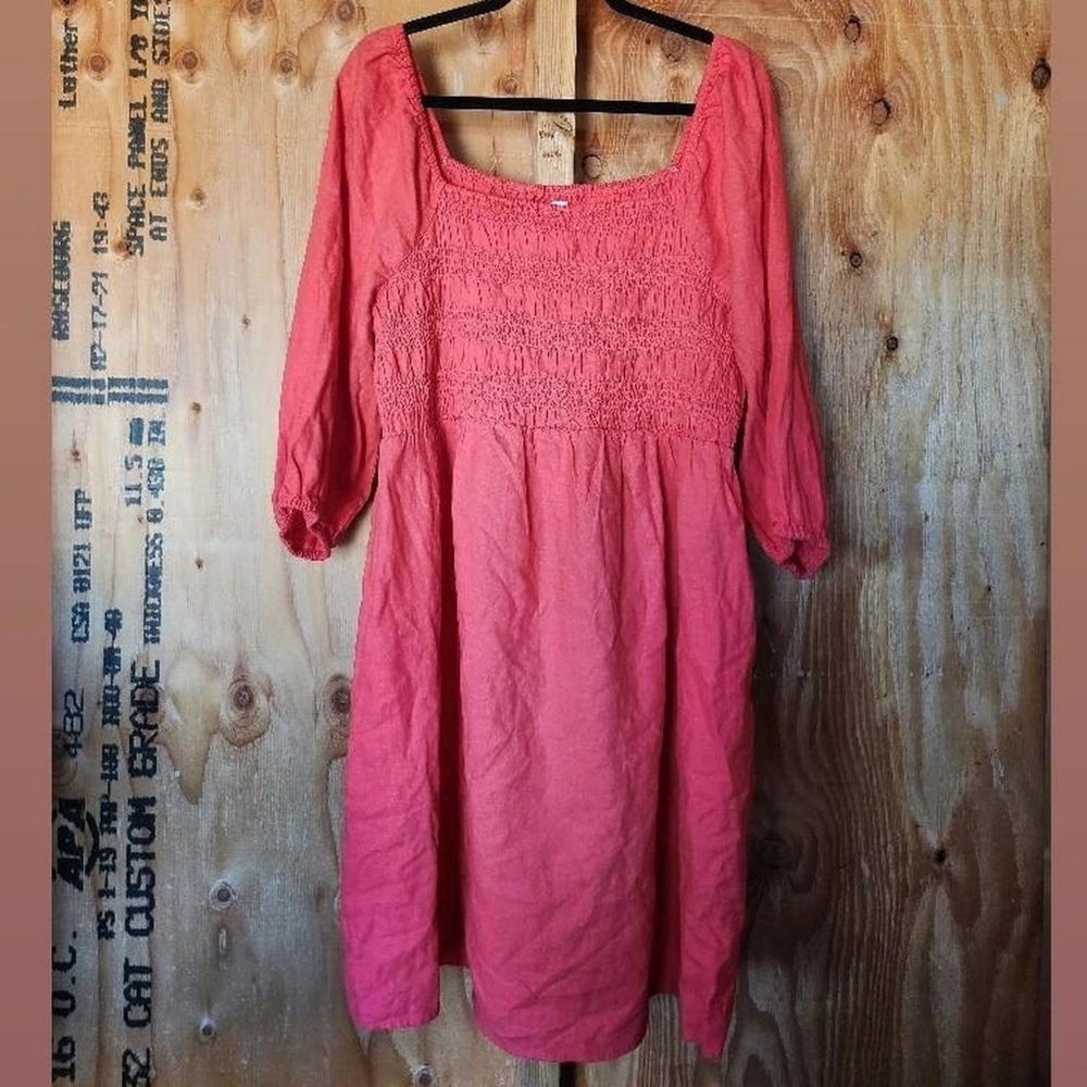 Elegant Coral Dress